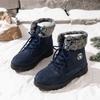 Snow boots women's high-top boots cold-proof and warm cotton boots piled and thickened boots women's thick-soled comfortable cotton shoes