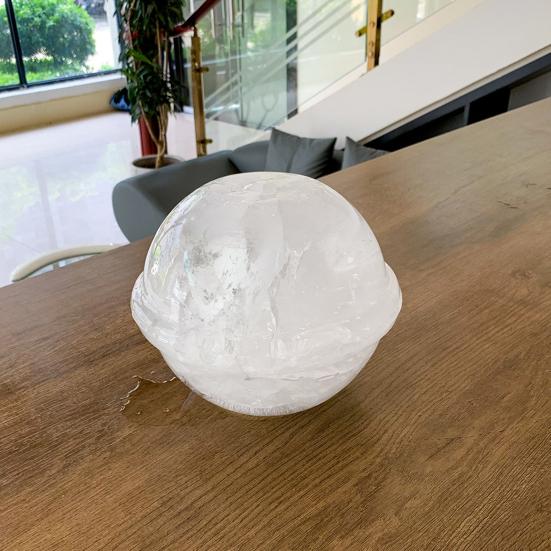 Large Spherical Ice Cube Molds Flexible Silicone Ice Sphere Maker 7.44 Inches Ice Ball Trays for Ice Buckets Camping And Baking
