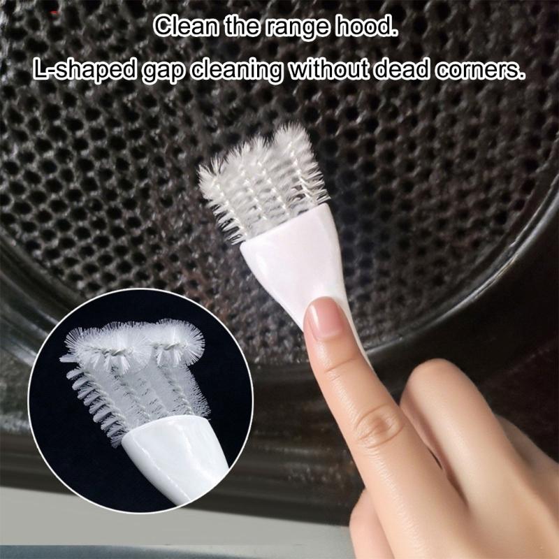 Multipurpose Plastic Pet Cage Brush Featuring Scraping Tool Easyly Grip For Bird Habitat Sanitization
