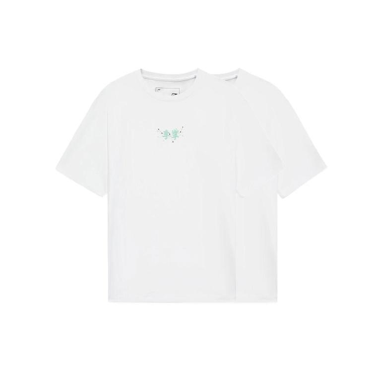Li Ning Sports Trendy Collection T Shirt Men's White AHSS325-1