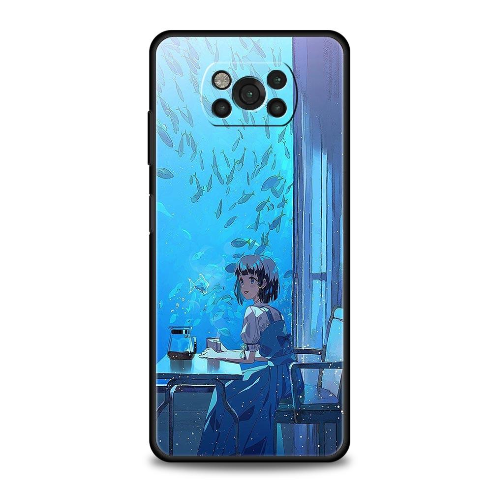 Funda de verano Sky para Phone Case For For Xiaomi Poco X6 X5 Pro X4 X3 NFC F5 Pro F4 F3 GT M5 M4 Pro 5G M3 C51 C50 C55 Cover