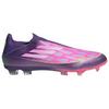 Lamine Yamal x adidas F50 League Senza Lacci FG/MG Viola Bianco Limone Lucido Scarpe da Ginnastica da Uomo Rosa Calzature-Bianco JQ9730