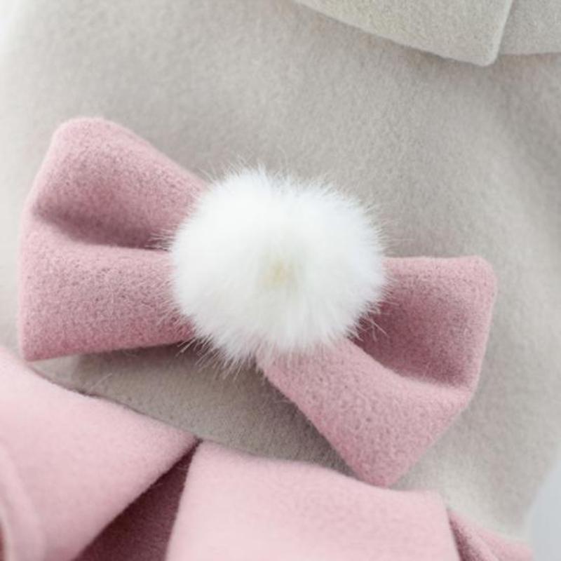 Pet Supplies Dog Clothes Autumn and Winter Thick Cat Princess Skirt Plus Velvet Puffy Skirt