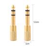 10PCS 6.5mm 1 4 Inch Male To 3.5mm 1 8 Inch Female Stereo Audio Plug Headphone Mic Jack Adapter