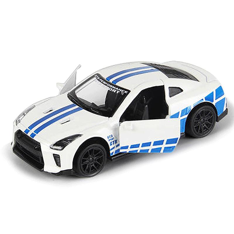 1шт 1:43 сплава, винтажная литая под давлением модель автомобиля, классическая модель автомобиля с откидной спинкой для детей белый