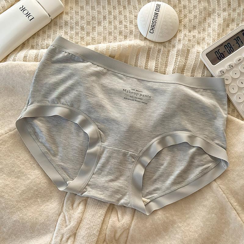 

Plus Size Women Summer Thin Style Hip Comfortable Breathable Briefs 2XL синій