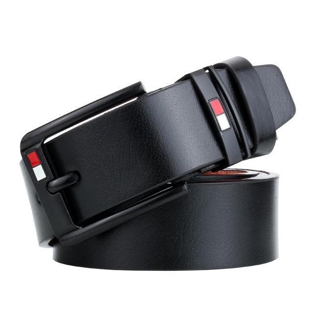 High Quality Leather Alloy Men's Belt Luxury Designer Brand Fashion Strap Jeans Belts for Men Business Leisure Waistband Male