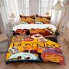 3-teiliges Set König der Löwen, Simba, Mufasa Bettwäsche-Set mit Bettbezug+Kissenbezügen, Ganzjahres-Polyester, Reißverschluss60