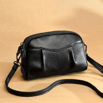 Leder-Schultertasche mit mehreren Taschen, Crossbody-Stil, Kleine Tasche für Damen, Handytasche inklusive