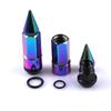Racing Composite Nut Anti Theft Alloy Aluminum Lock Wheel Lug Nut Bolt With Spikes 80mm