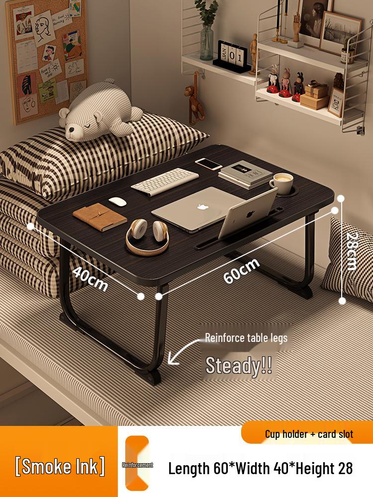 Compact Folding Bedside Desk – Ideal for Students, Dorms, and Offices