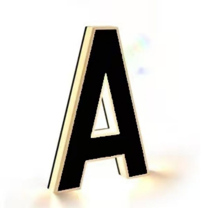 Cross-Border Exclusive LED House Number Lights, 12V Powered, Non-Solar, Illuminated.