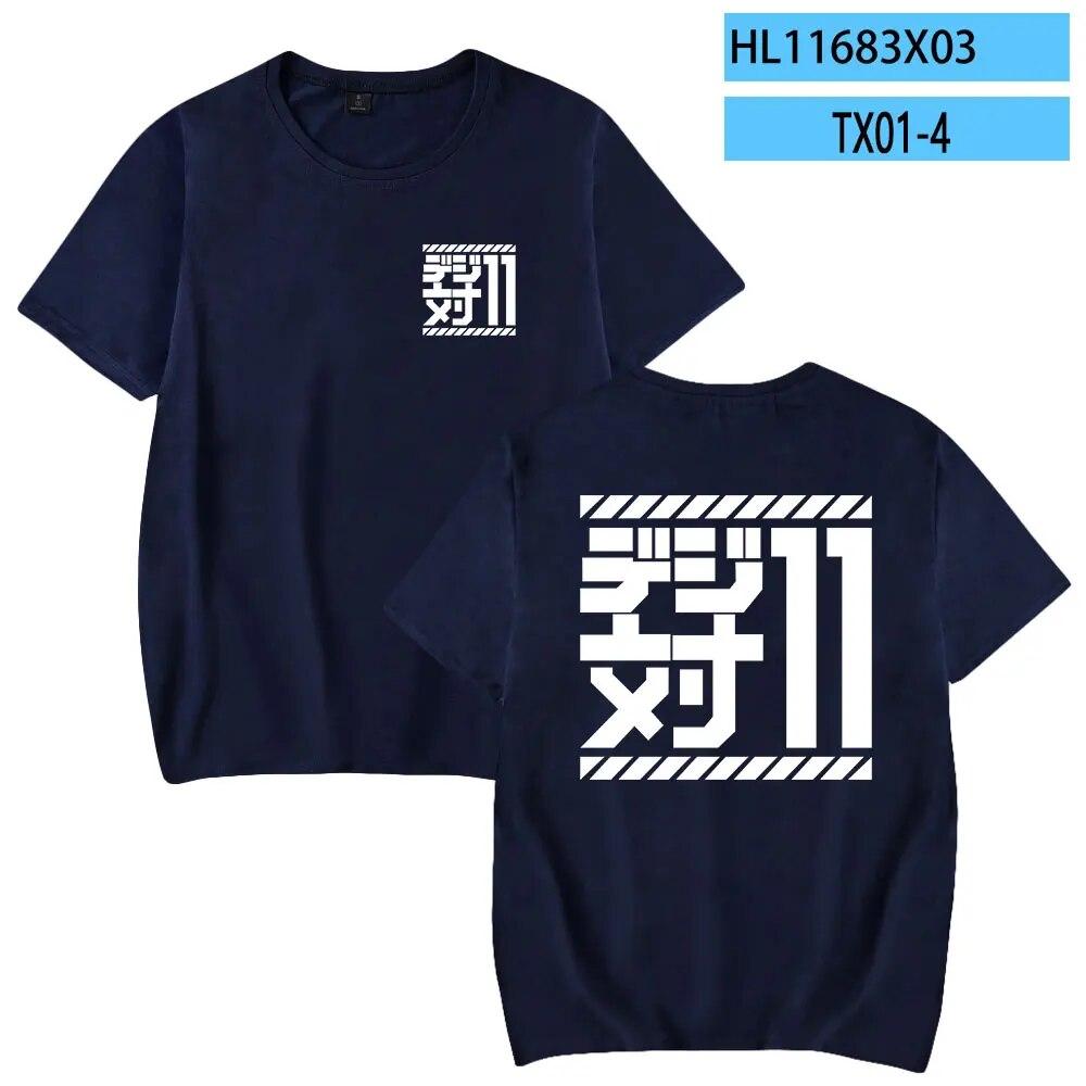 Digimon Adventure Anime 2023 Neues Digimon Seekers T-Shirt Crewneck Kurzarm T-Shirt Damen Unisex T-Shirt Harajuku Kleidung Unisex