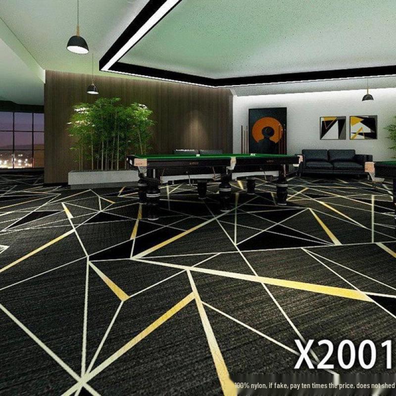 Luxury Printed Carpet for Hotel Billiard, Game, and Recreation Rooms – Wall-to-Wall Hallway and Private Room Flooring