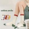 5 Pairs Women's Socks Striped Socks Cotton Mid-tube Harajuku Style Retro Socks for Women