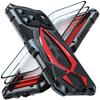 Military Grade Heavy Armor Metal Phone Case for For Iphone 17 16 15 14 13 Pro 16E 17E Max  Luxury Shockproof Back Cover Bumper