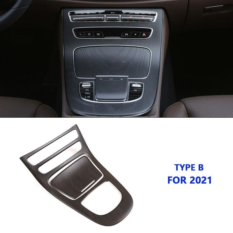 2pcs Car Interior Accessories Center Console Decoration Panel Cover Trim For Mercedes Benz E Class W213 S213 A238 C238 -
