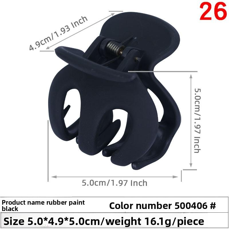 

Заколки для волос Шпильки Высокий хвост Фиксирующий Волшебный инструмент Маленький Зажим-краб Черный Зажим-акула Сзади на голове для женщин