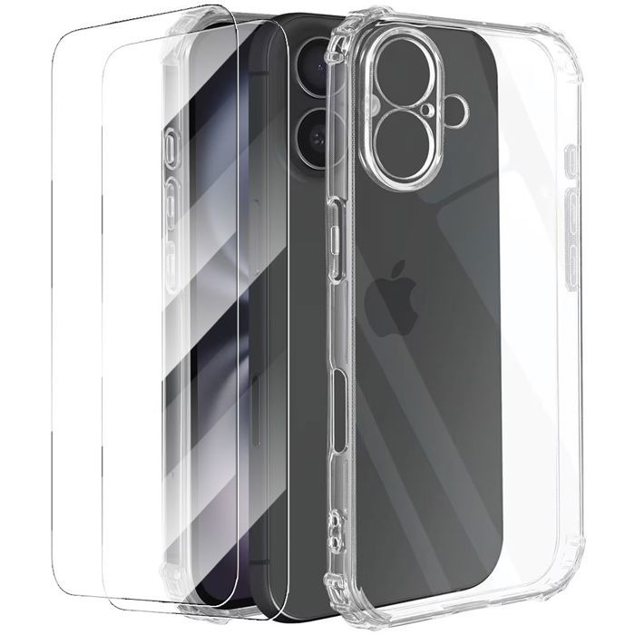Coque de protection - BOOLING - pour iPhone 17 - Silicone Renforcé - Antichoc - Transparent