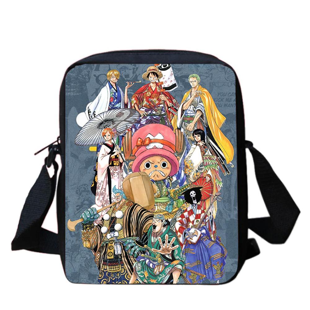 One Piece Cartoon Mini Ita Crossbody Bag Lightweight Durable Adjustable Strap Ideal Gifts For Boys Girls Kids Casual Daily Trip