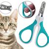 Krallenschneider für Haustiere, Krallenpflegezubehör, Nagelknipser für Hunde und Katzen, Pflegeschere aus Edelstahl