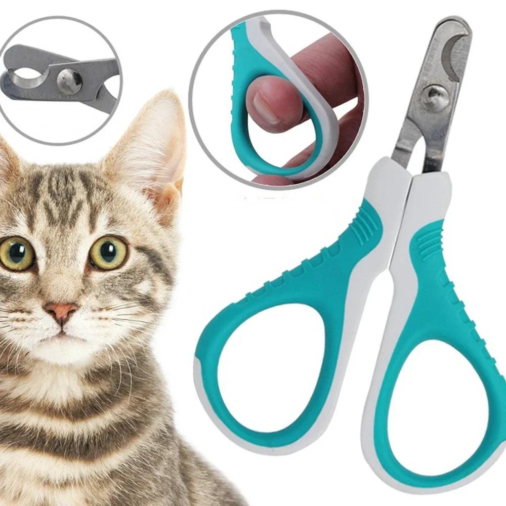 Krallenschneider für Haustiere, Krallenpflegezubehör, Nagelknipser für Hunde und Katzen, Pflegeschere aus Edelstahl