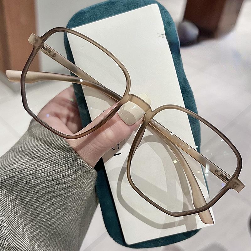 Square Anti-blue Light Polygonal Frame Glasses Women Fashionable Blue Light Blocking Glasses ZH