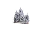 Mini Potted Christmas Tree with Snow - Perfect for Desktops, Hotels, Malls, and Window Displays