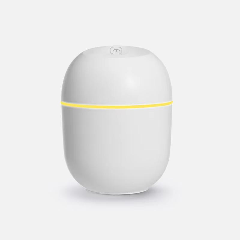 ABS Spray Bottle 220ML Small Air Humidifiers for Home with 1M USB 6-10H Spray Diffuser Aroma Essential Mist Maker Colorful light