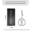 Stainless Steel Multifunctional Kitchen Shears for Cutting Bone, Scraping Fish Scales, and Barbecuing