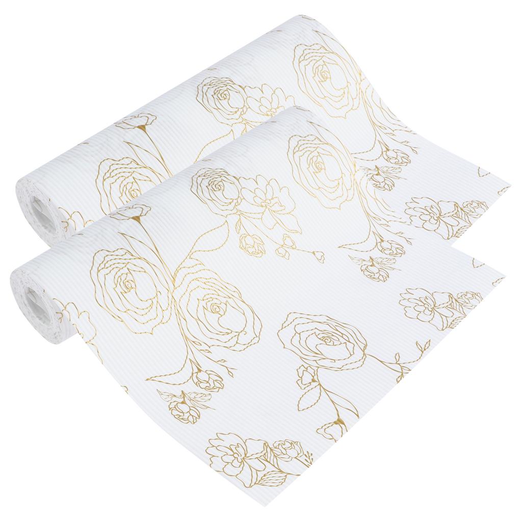 Drawer Liners Shelf Mats Waterproof EVA Cabinets Cover Fridge Pad Non Slip Kitchen Table Non-Adhesive Drawer Liner