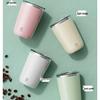 Electric Stainless Steel Self-Stirring Coffee Cup with Magnetic Logo & Charging Feature