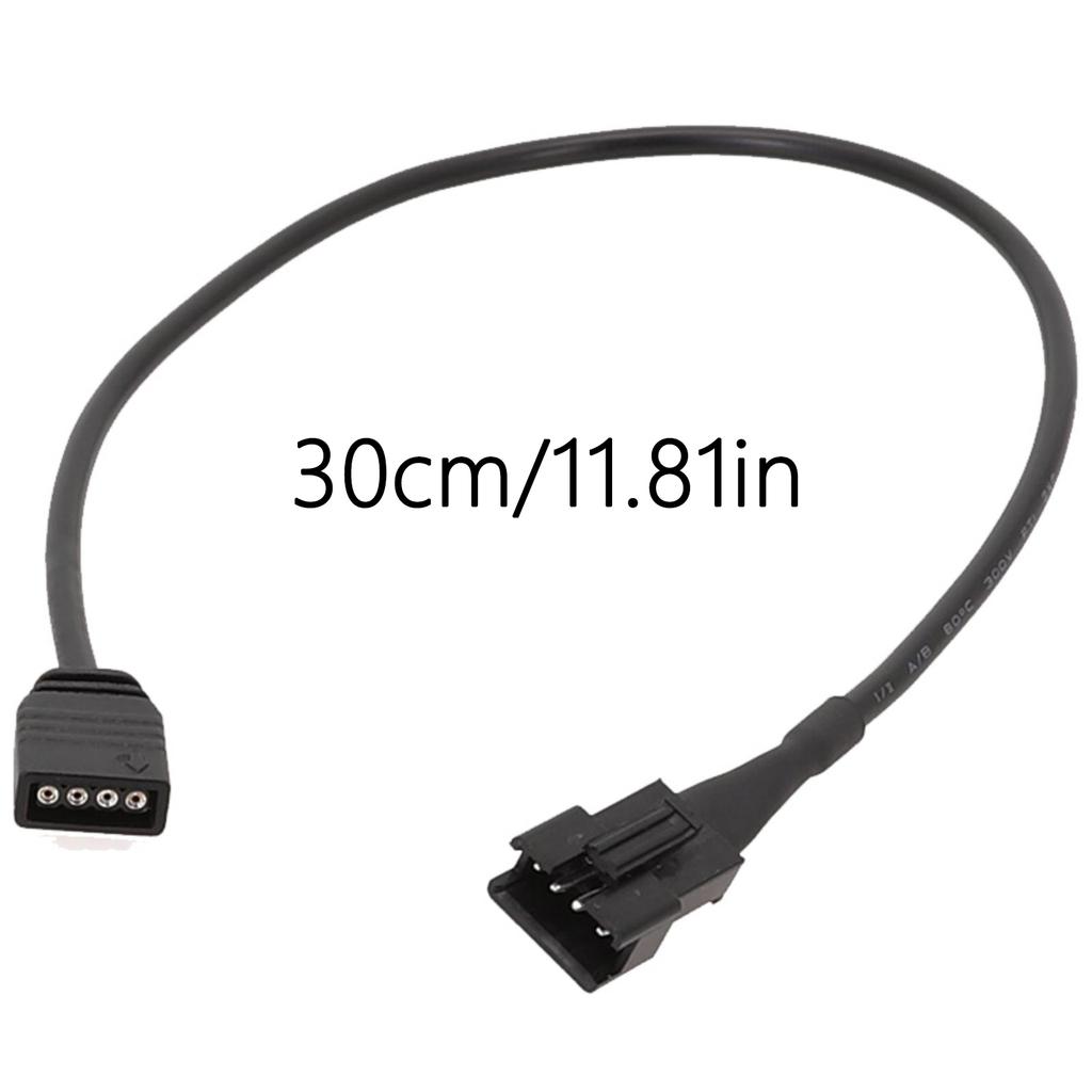 2pcs RGB Extension Cable SM3/4Pin to 3PIN Female/SM3/4Pin Male Adapter Cord for DEEPCOOL/Lian Li PC Case ARGB Cord