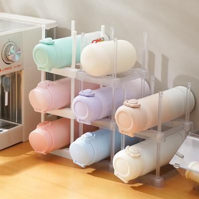 Support de rangement pour tasses thermos Dortoir multicouche Peut être superposé Support de rangement pour tasses d'eau Armoire de ménage Support de rangement pour vin rouge