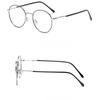 Korean Anti Radiation Eyeglasses Classical Metal Eyewear Round Fashion Retro Eyeglass for Men and Women Eyeglass Protection
