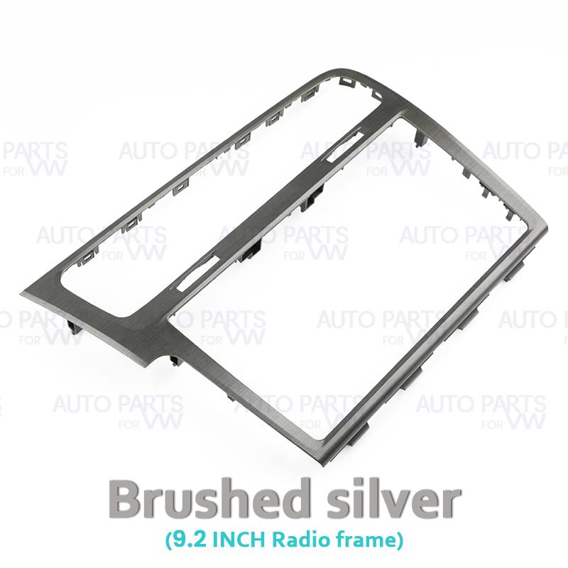 8" 9.2" Piano Black MIB 2 Radio LHD Frame For VW Golf 7 MK7 Golf 7.5 MK7.5 Screen Bezel Decorative Trim Panel