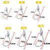 10PCS Metal Jig Head Worm Hook 3.5g 7g 10g 20g Weight Crank Fishhooks Gear Sinker Pesca for Lure Texas Rig Fishing Tackle Kit