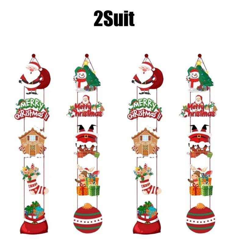 Christmas Decorations 2025 Party Door Hanging Decorations Christmas Senior Door Hanging Banner Hangers Party Supplies