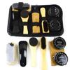 Professional Shoes Care Kit Portable For Boots Sneakers Cleaning Set Polish Brush Horn Shine Polishing Tool For Leather Shoes