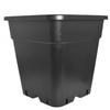 10 × 1 Gallon Square Black Nursery Pot Plastic Plant Flower Pots Re-ble