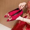 Elegant 2026 Autumn Bridal Shoes for Chinese Xiuhe Dress