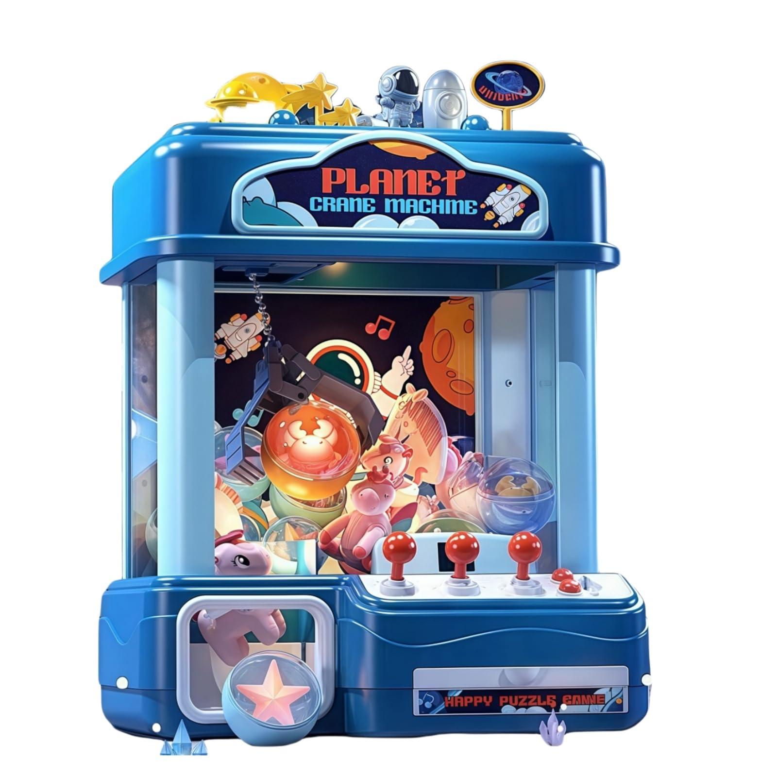 

Игрушка Кран BDHD для дома НЛО для игрового центра с призами Веселье в образовательной игрушке-подарке, Использовать, Ловец, Совместимость с USB/батареей, Дети, Машина, Стиль, Дом, белый