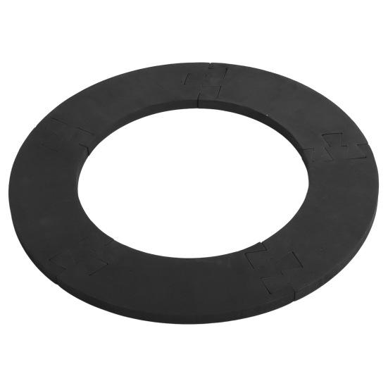 Skjøte dartplate veggbeskytterring høy styrke, avtagbar enkel installasjon Vegg surround dart ryggplate svart ring