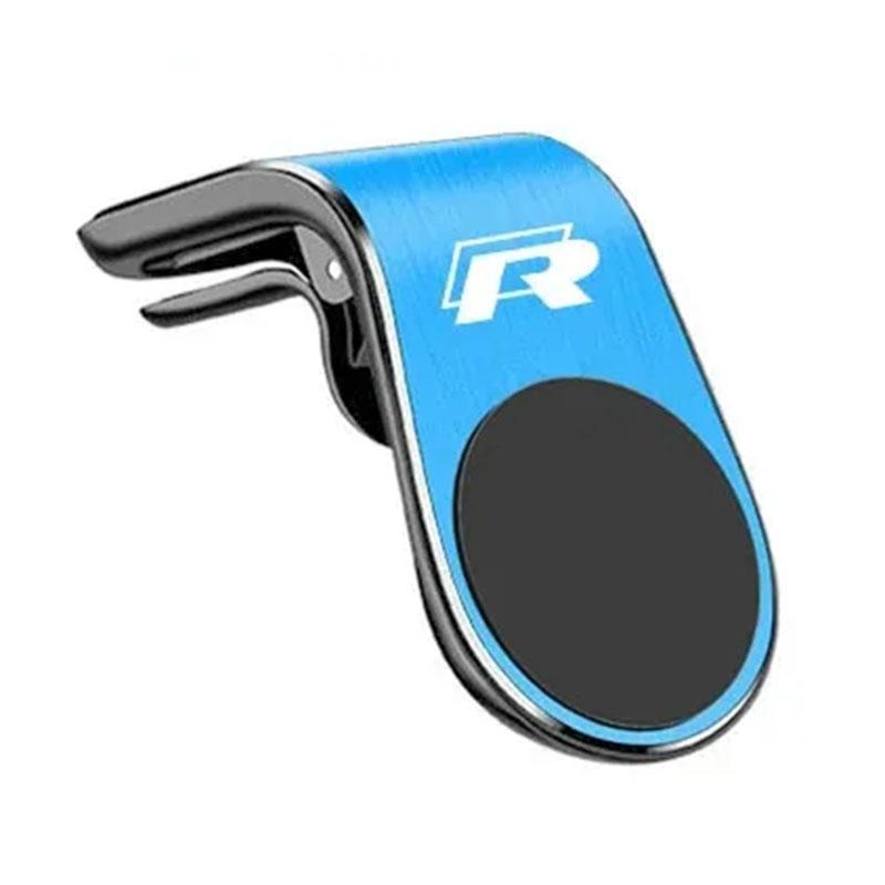 

2026 Hot For VOLKSWAGEN VW Metal Magnetic Car Mobile Phone Holder for Volkswagen VW Rline GTI Polo Golf Touareg Passat Tiguan Je синій