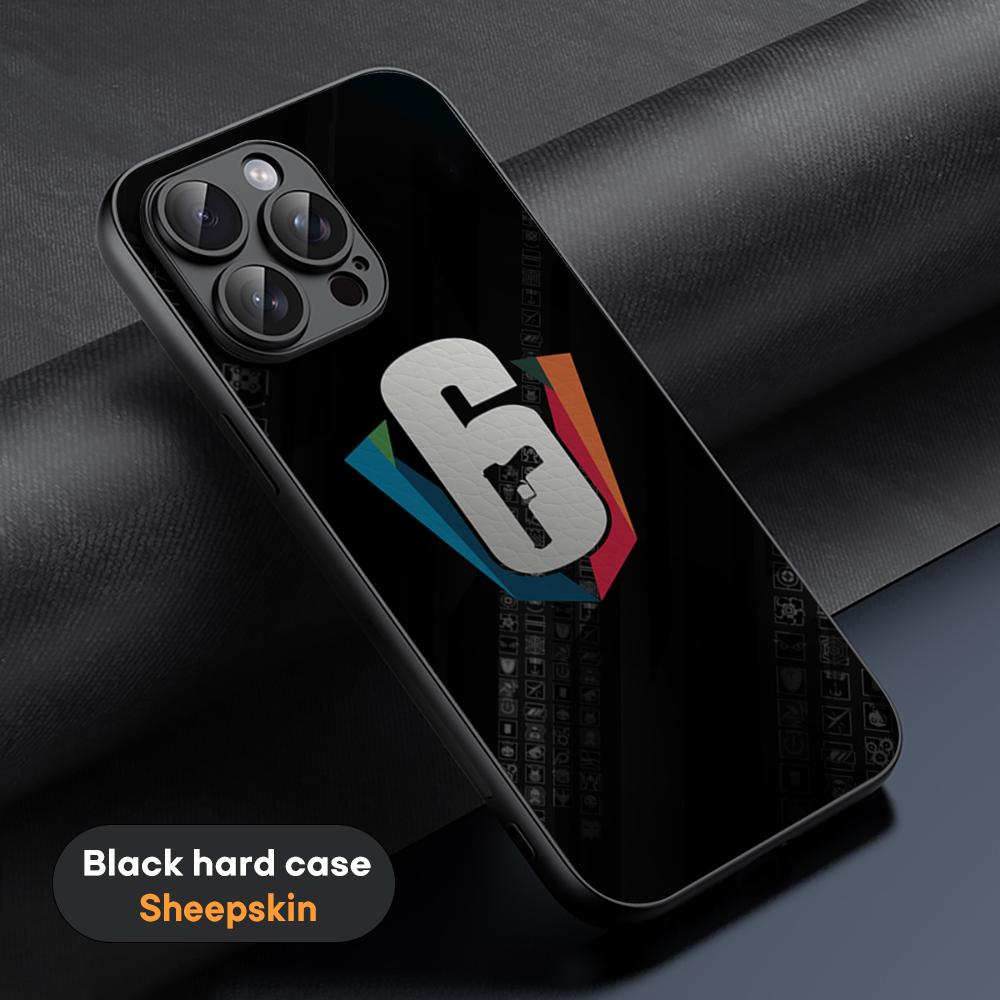 

Rainbows Sieges 6 hot game poster Phone Case For iPhone 16 15 14 13 12 11 Plus Pro Max Limited Black hard case Sheepskin iPhone 16 Plus