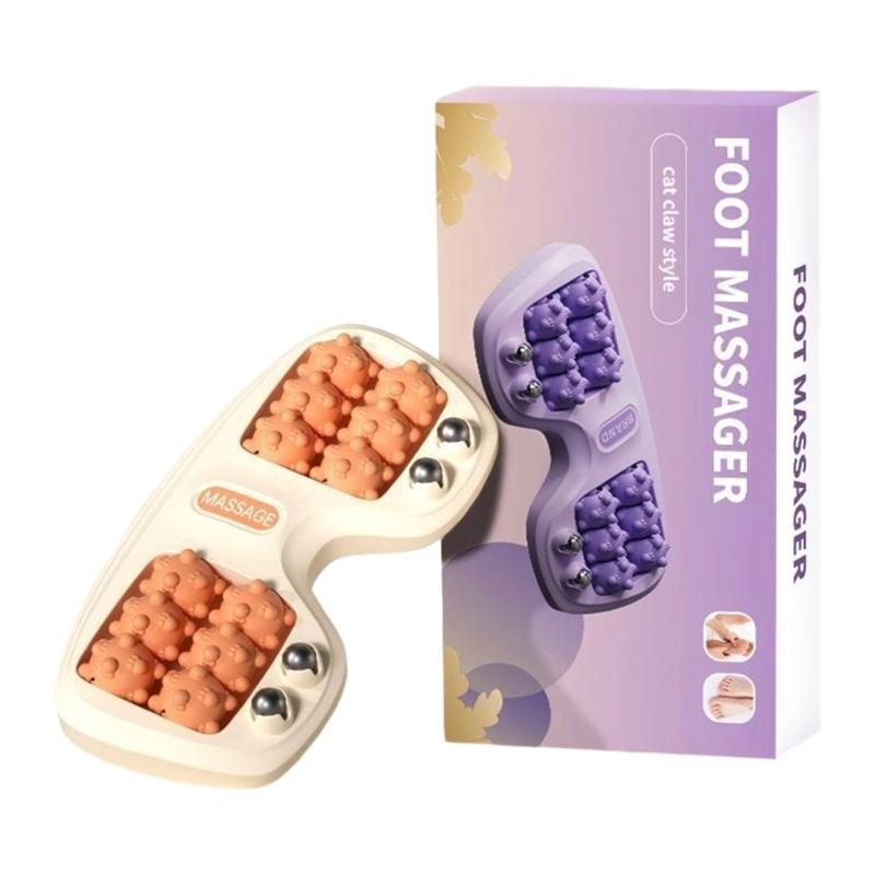 Ergonomic Roller Foot Massage With Magnetic Beads Portable Design For Athletes Seniors Home Or Travel Use