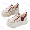 Fashion Women Shoes 2025 New Summer Mesh Breathable Height Increase Lace-up Casual Shoes Comfortable Non Slip Women Platform Sneakers