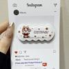 Hello Kitty Penguin Leather Wave Pattern Phone Case with Stand