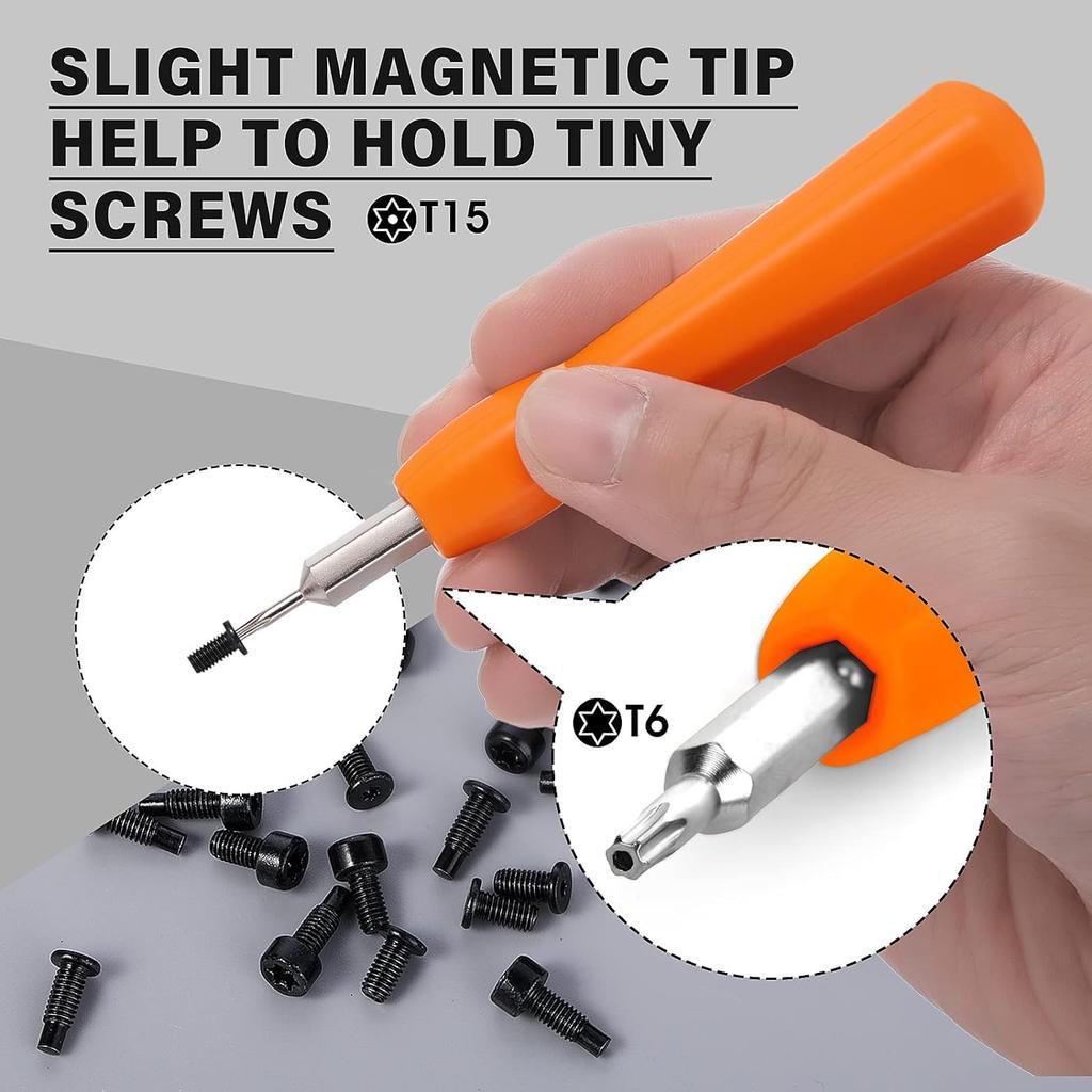 JUTOSU Special Precision Nintendo Screwdriver with Line Head Line Head Screwdriver for Game and Compatible with Super and Game Boy and Screwdriver,