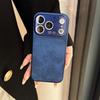Large Window Lens Denim Jeans Phone Case For For Iphone 17 16 1 14 13 Pro Max Camera Protection Shockproof Matte Hard Cover